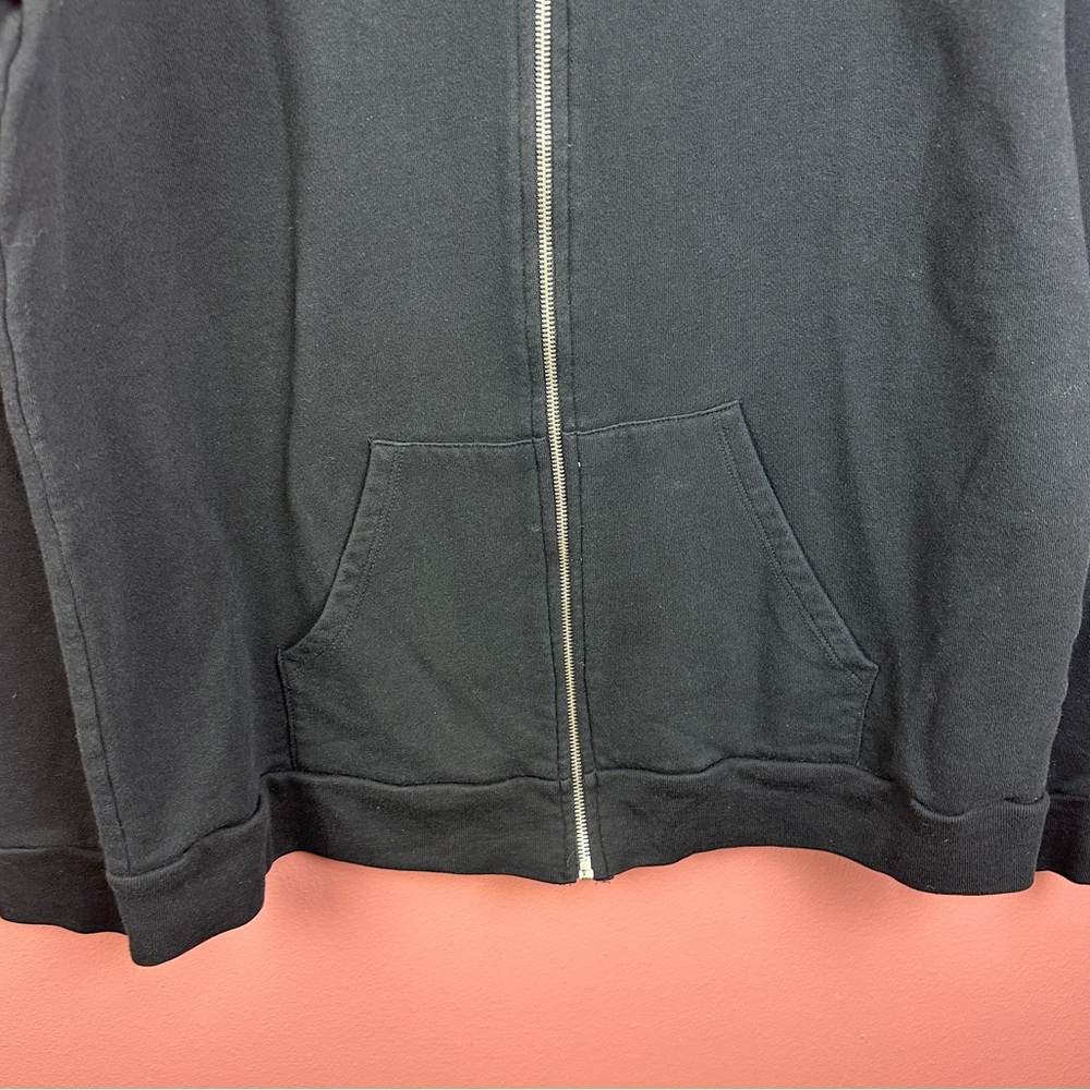 Goldsheep Black Stay Golden Zip Up Hoodie with kangaroo pocket size 2X Spray Can - Picture 3 of 7